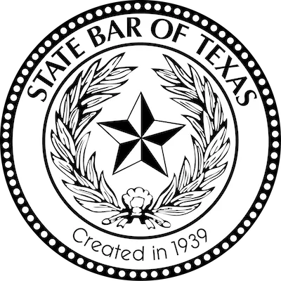 State Bar of texas seal.
